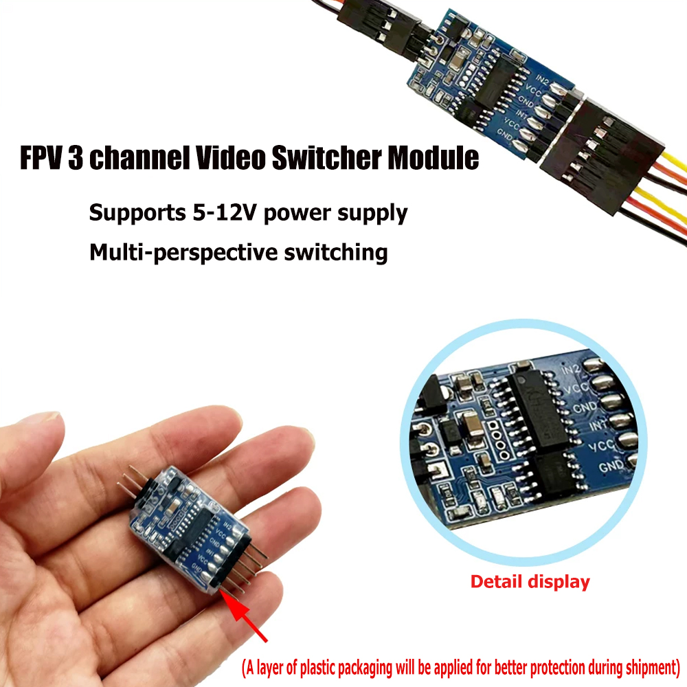 5.8G 3 Kanallı Video Değiştiri - Fpv Drone Receiver incelemesi ve fiyatı