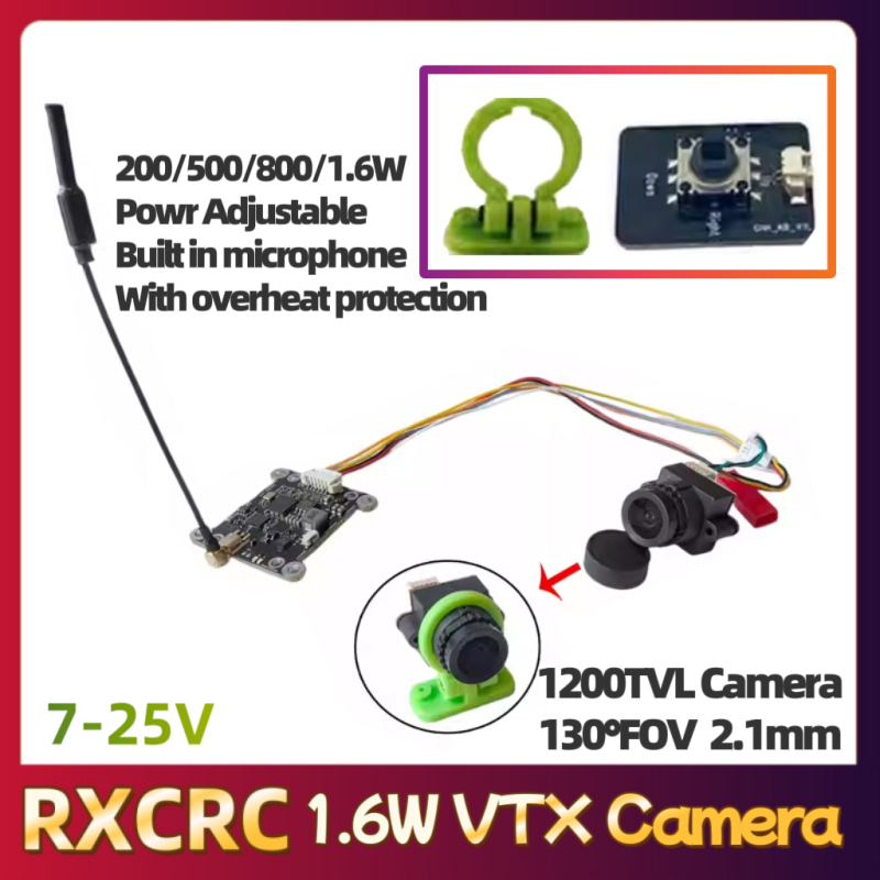 RXCRC 5.8G Modülü 48CH 1.6W VT - Fpv Drone Receiver incelemesi ve fiyatı