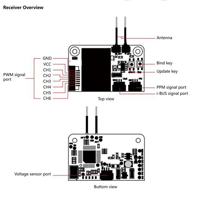FS Flysky X6B Alıcı FS-X6B 2.4 - Fpv Drone Battery incelemesi ve fiyatı
